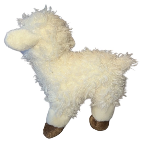 Miyoni Aurora Mom Baby Lamb Sheep Laying Down Realistic Stuffed Plush Lot 2 - Picture 11 of 14